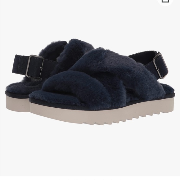 Koolaburra by UGG Women's Fuzz-ee Flat Sandal - Picture 6 of 6